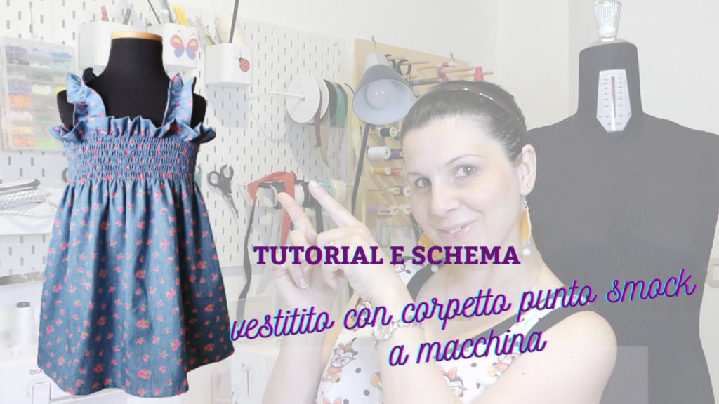 tutorial video corpino punto smock 