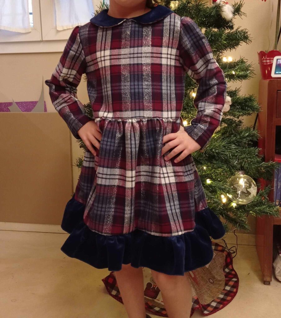 Cartamodello vestito elegante bambina