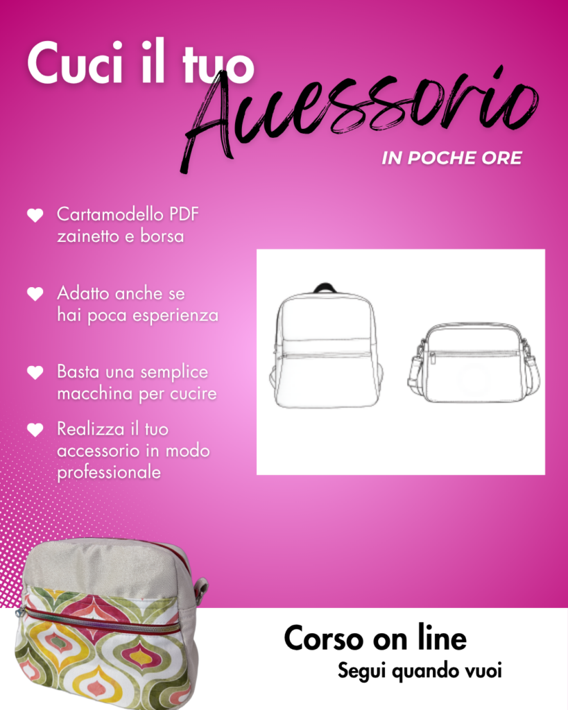 Corso zainetto o borsa